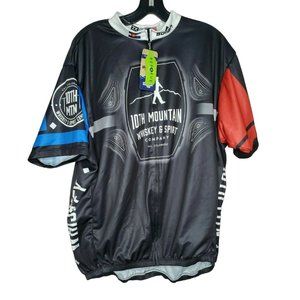 Borah Teamwear 10th Mountain Whiskey And Spirit Company 2X Bicycle Shirt